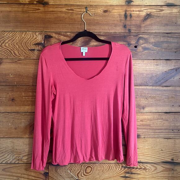 Armani Collezioni long sleeve pink top - Picture 1 of 4